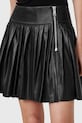 Îmbrăcăminte AllSaints fusta de piele VENA W029RC negru