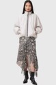 Krilo s primesjo svile AllSaints CASSIE Casual siva W013RC