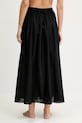 Îmbrăcăminte Karl Lagerfeld fustă din bumbac A2W46043 negru