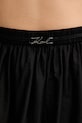 Karl Lagerfeld fustă din bumbac negru A2W46043