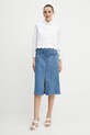 Patou spódnica jeansowa SK0770216 niebieski SS25