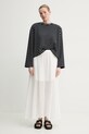 ISABELLE BLANCHE fusta din in IS25SS.G093.T019 alb SS25