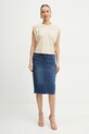 Τζιν φούστα Morgan JAPA JAPA μπλε SS25