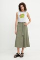 MAX&Co. fustă 2516101033200 verde SS25