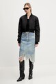 CAMPERLAB fustă din denim AU00032.002 albastru SS25