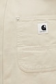 Carhartt WIP cotton skirt Maeve Double Knee Skirt beige I034836.2LP06