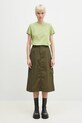 Хлопковая юбка Carhartt WIP Jet Cargo Skirt I033148.4102 зелёный