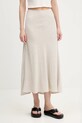 Abercrombie & Fitch fusta din in KI143.5058.182 bej SS25