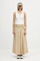 Kenzo spódnica bawełniana FF52JU3039DL.11 beżowy