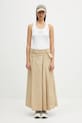 Pamučna suknja Kenzo FF52JU3039DL.11 bež