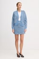 Kenzo spódnica FF52JU4733CO.64 niebieski SS25