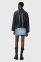 AllSaints spódnica jeansowa AKI CROSSOVER W006RC