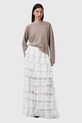 AllSaints fusta LIZI LACE uni alb W059RC