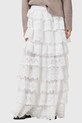 AllSaints fusta LIZI LACE W059RC alb SS25
