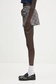 AMBUSH spódnica wełniana Check Rose Skirt 12115390 szary SS25