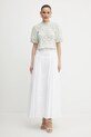 Bavlněná sukně Bardot 59863SB bílá SS25