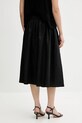 Îmbrăcăminte Sisley fustă din in 4AGHL002T negru
