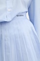 Sporty & Rich cotton skirt Serif Logo Anae blue SK018612300BL59