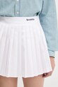 Sporty & Rich cotton skirt Serif Logo Anae white SK018612300WH01