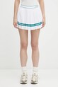 Sporty & Rich spódnica Italic Logo Pleated casual biały SK005621313WH27