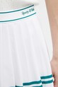 Sporty & Rich spódnica Italic Logo Pleated biały SK005621313WH27