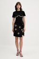 Never Fully Dressed spódnica NFDSK681 czarny SS25