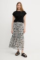 Шовкова спідниця Weekend Max Mara 2515101013600 чорний SS25