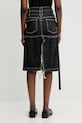 Clothing Ottolinger denim skirt Signature Wrap 117.301217.01 black
