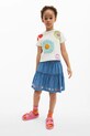 Desigual gyerek szoknya aplikációval kék 25SGFW02