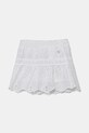 Guess fustă din bumbac pentru copii J5GD35.WH7D0.PPYA alb SS25