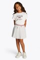 Дитяча спідниця Tommy Hilfiger mini білий KG0KG08428.PPYA