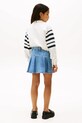 Tommy Hilfiger spódnica bawełniana dziecięca KG0KG08430.128.176.PPYA niebieski
