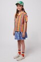Детская юбка Bobo Choses Wavy mini голубой 125AC141