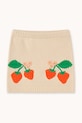 Dječje pamučna haljina Tinycottons STRAWBERRIES SKIRT SS25.305 bež SS25