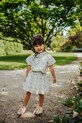 Детская юбка Donsje Lindie Skirt Roses mini белый 4096801