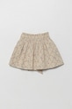 Παιδική βαμβακερή φούστα United Colors of Benetton 40VFG0013.P.Seasonal μπεζ SS25