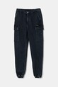 Detské rifle Calvin Klein Jeans DENIM JOGGER s reguláciou tmavomodrá IB0IB02408.PPYA