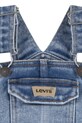 Detské nohavice na traky Levi's LOOSE FIT CARGO OVERALL 6EM311 modrá