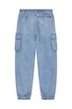 Хлопчик Дитячі джинси Levi's DENIM PARACHUTE CARGO PANTS 9EM376 блакитний