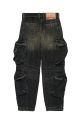 Băieți Diesel jeans copii DFISH-CARGO-S-J TROUSERS J02155 negru