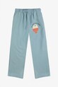Bobo Choses jeans copii Morning Egg 125AC083 turcoaz SS25