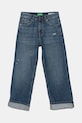 United Colors of Benetton jeansy dziecięce z regulacją granatowy 4DW2CE03Z.G.Seasonal