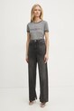 Хлопковые джинсы Patrizia Pepe 8P0662.D097S серый SS25