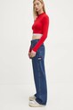 Rifle Tommy Jeans DW0DW20460 tmavomodrá