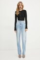 Elisabetta Franchi jeansy PJ81D51E2 niebieski SS25