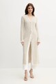 Elisabetta Franchi jeansy PJ87D51E2 biały SS25