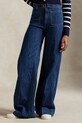 Джинсы с примесью льна Polo Ralph Lauren 211959040 голубой SS25
