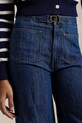 Джинсы с примесью льна Polo Ralph Lauren 211959040 голубой