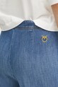 Pinko jeansy z domieszką lnu niebieski 104823.A2GQ