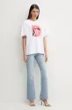 Traperice Fiorucci Faded Heart Pocket Flared Jeans U02SPDJE075DN01DN01 plava SS25